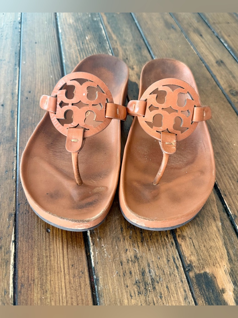 Tory Burch Platform Leather Sandals | Brown | Women’s 7.5